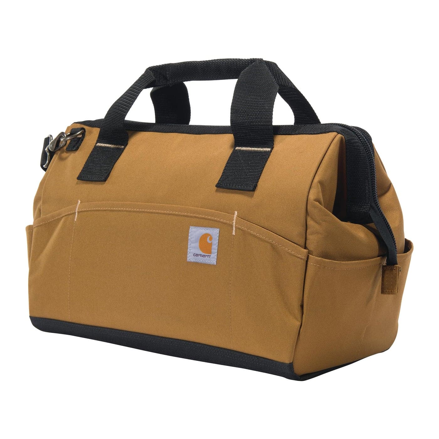 Carhartt Onsite Tool Bag Durable WaterResistant Tool Storage Bag Midweight 16Inch 17 Pocket Carhartt Brown