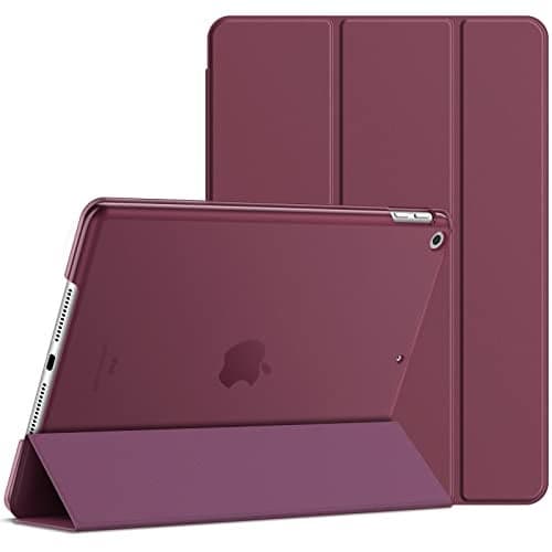 JETech Case for iPad 97Inch 20182017 Model 6th5th Generation Smart Cover Auto WakeSleep Wine