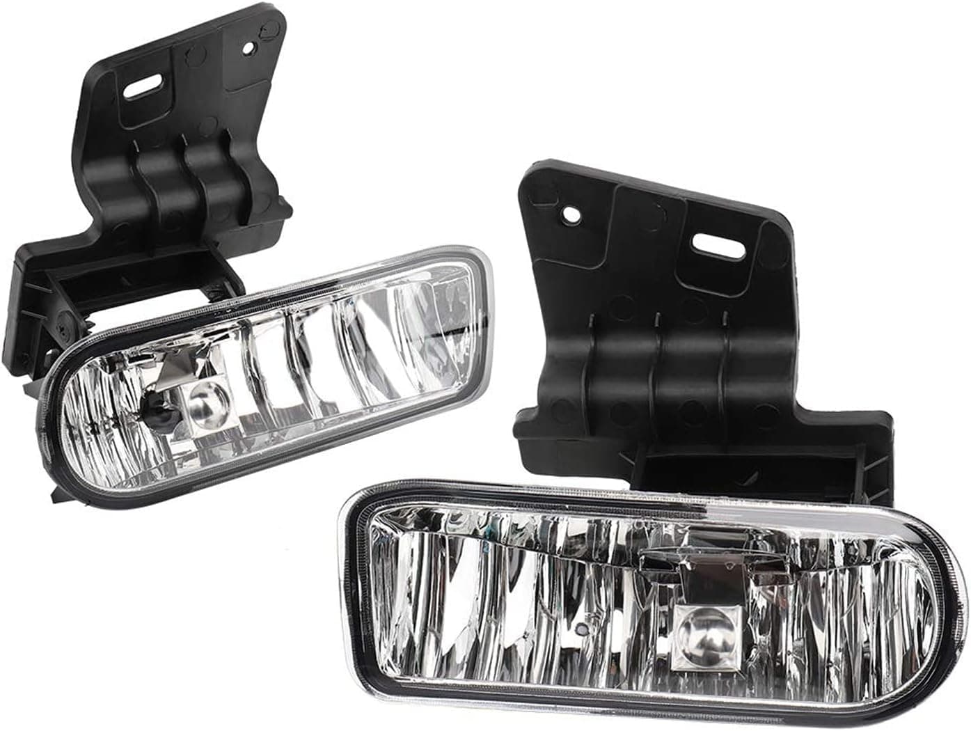 IRONTEK Clear Lens Fog Lights for Chevrolet Silverado, Suburban, and Tahoe