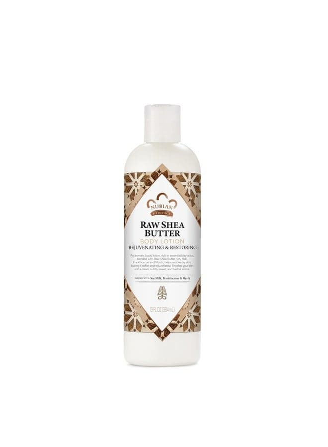 Body Lotion Raw Shea Butter for Dry Skin Paraben Free Body Lotion, 13 oz