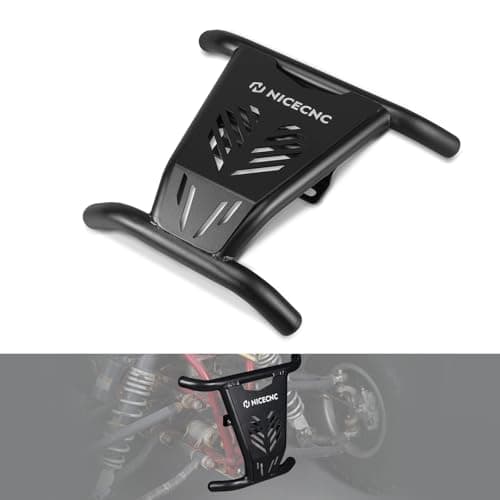 NICECNC Aluminum Front Bumper Protector Compatible with Yamaha Raptor 700 2016-2026, Raptor 700R 2016-2026, Replacement for 1PE-F5712-00-00