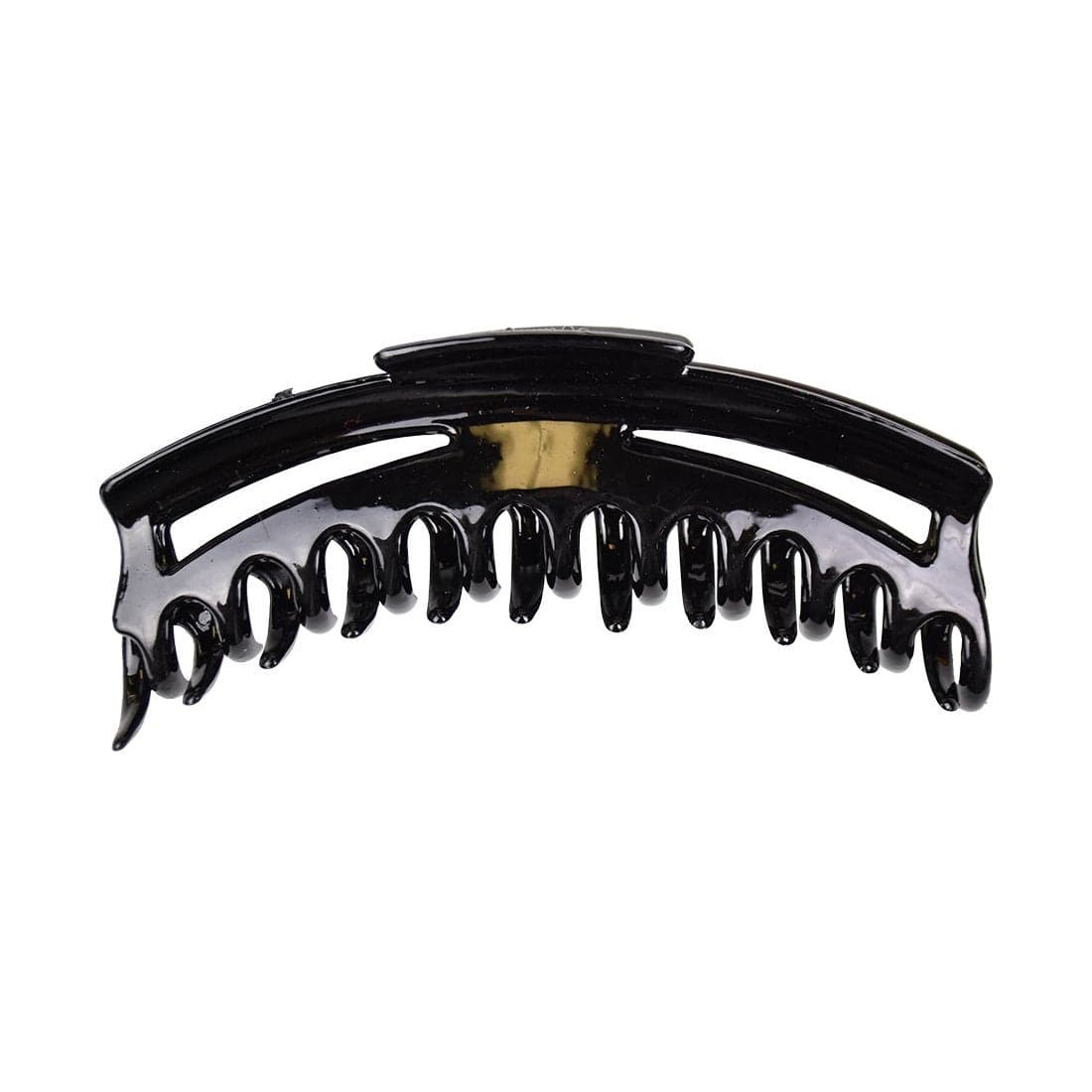 Long Jaw Clip Hair Claw Black