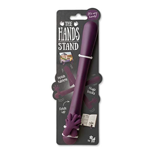 IF The Hands Stand, Hands Free Reading Tablet & Book Holder - Aubergine