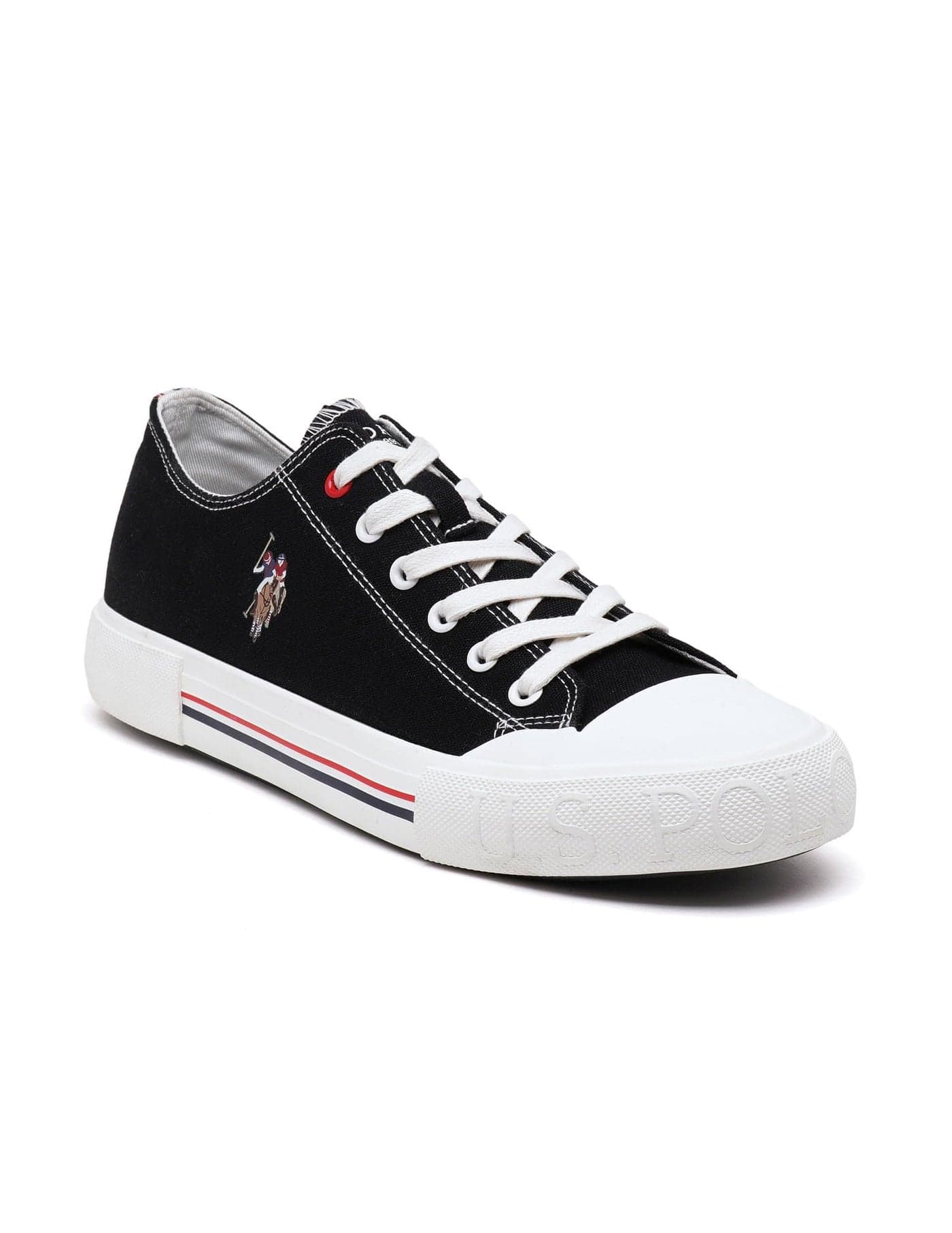 U.S. Polo Assn. USPA|Drew 2.0|Black Stylish Casual Sneaker Shoes for Man