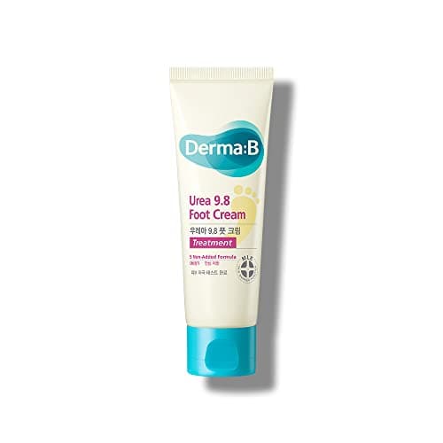 Derma B Urea 98 Foot Cream Foot Lotion for Dry Cracked Heel Treatment Camellia Oil Urea Cream for Feet Hypoallergenic Leg Cream for Sensitive Skin Woody Scent Foot Care 27 fl oz 80ml