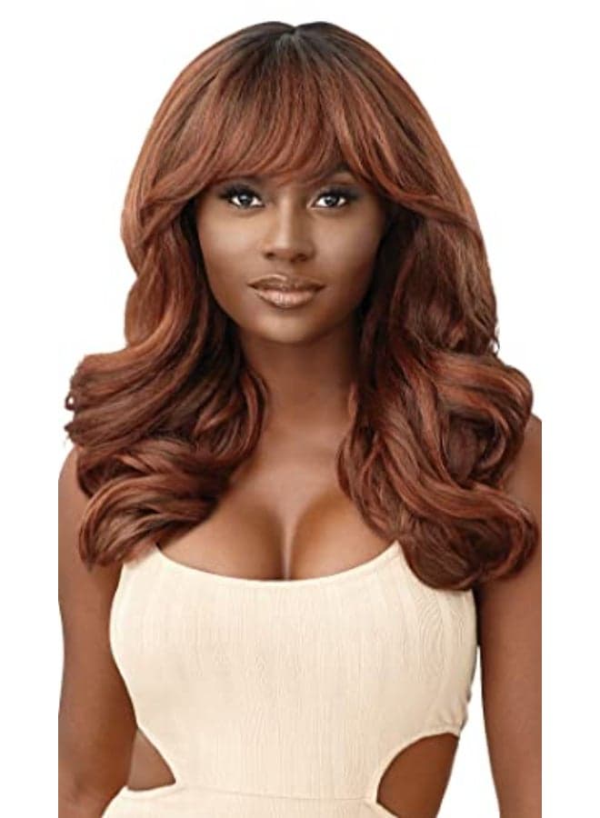 Outre Wigpop Synthetic Full Wig JASMIYAH ColorDR2CHOCOLATE SWIRL