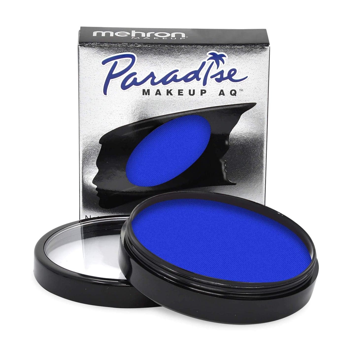 Mehron Makeup Paradise Makeup AQ Pro Size Stage Screen Performance Face Body Painting Beauty Cosplay and Halloween Water Activated Face Paint Body Paint 14 oz 40 g Lagoon Blue