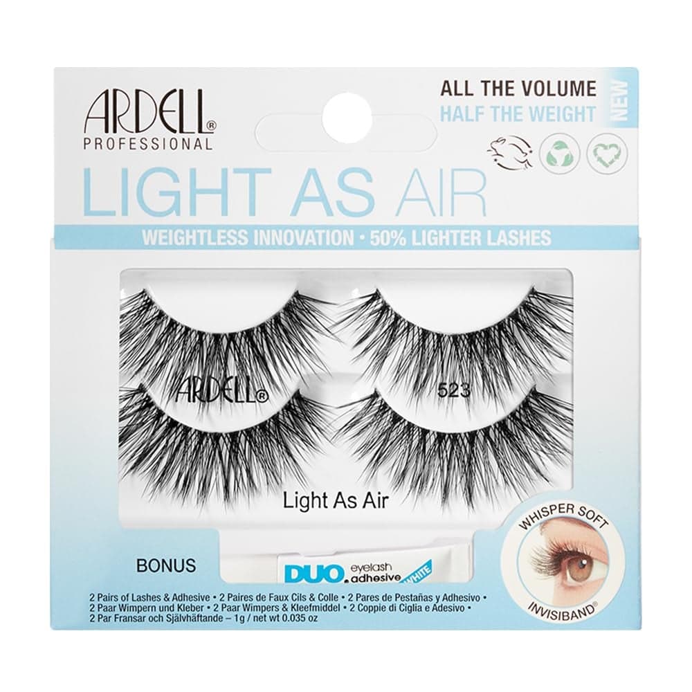 Ardell Light As Air 522 2pk + 1 gram Duo Pipette