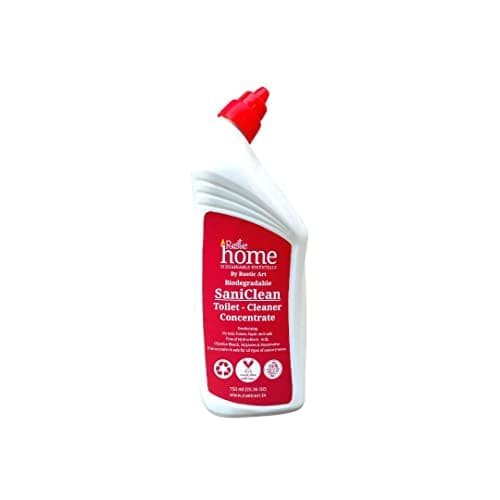 Rustic Home SaniClean Natural Toilet Cleaner Concentrate | Disinfectant, Acid free, Non-Corrosive | Biodegradable, Eco-friendly, Non-Toxic | Rustic Art | 750ml