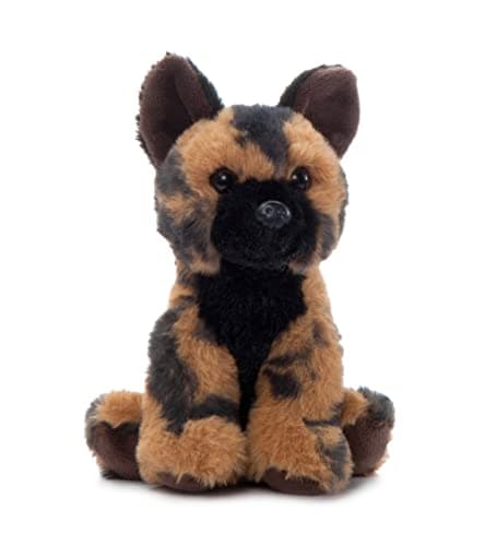 The Petting Zoo African Wild Dog Stuffed Animal Plushie Gifts for Kids Wild Onez Babiez Zoo Animals Zoologee African Wild Dog Plush Toy 6 inches