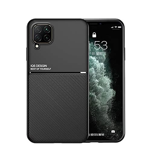 Kepuch Mowen Case Cover Bumper Builtin Metal Plate for Samsung Galaxy A22 4GM32 4G Black