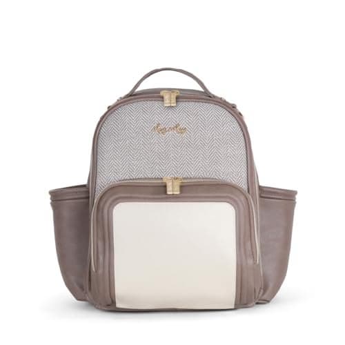 Itzy Ritzy Unisex Baby Mini Diaper Bag, Vanilla Latte-Plus