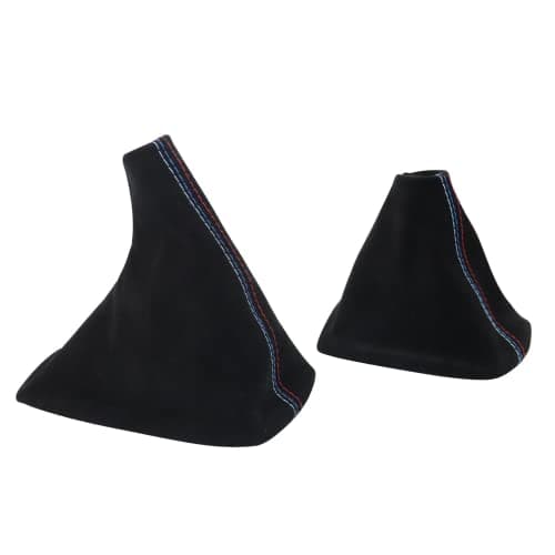 Priprilod Black Faux Suede Shift E Brake Boots Black Compatible with BMW 3 Series E36 19911998 Compatible with E46 1999 2000 2001 2002 2003 2004 2005