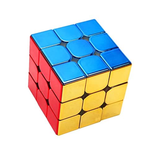 Cuberspeed Cyclone Boys Metallic 3x3 Speed Cube Shiny Cube Mirror Reflective stickerles Puzzle