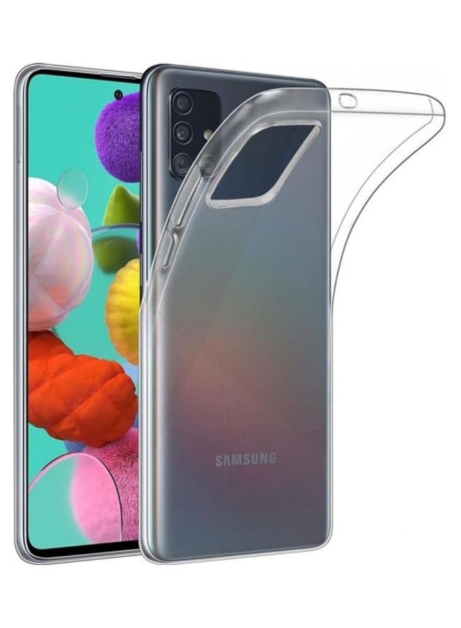 Protective Case Cover For Samsung Galaxy M51 Clear