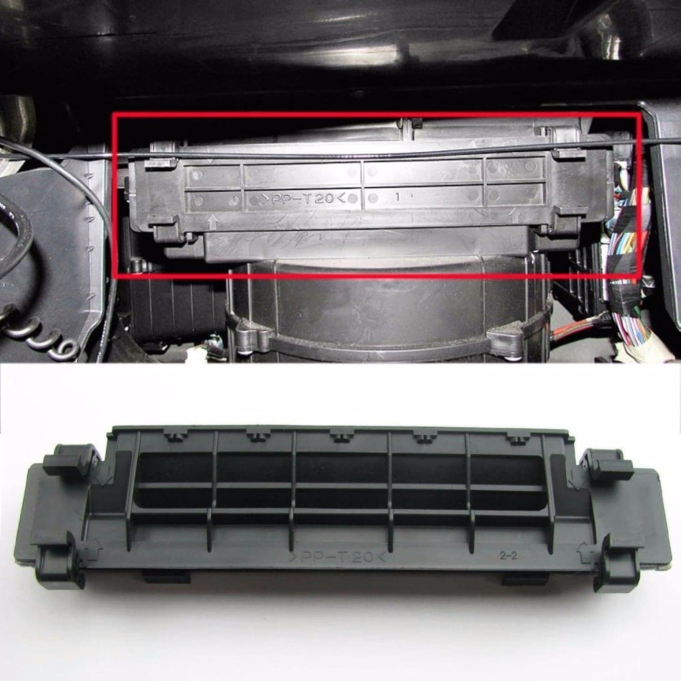 Genuine OEM 971291U000971291U000 Air Filter Cover Assembly Compatible with Hyundai Santa Fe 20102012 Kia Sorento 20092016