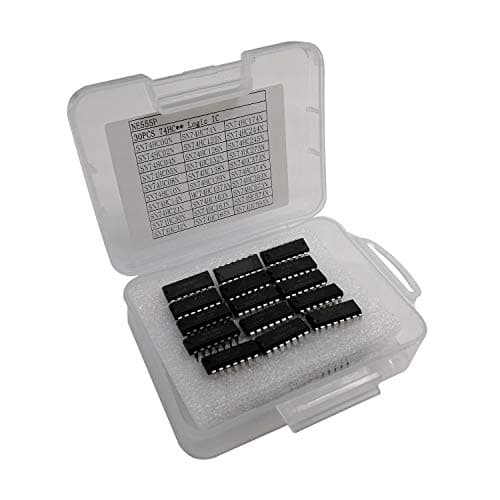 30PCS 74HCxx Series Logic IC Kit(00 02 04 05 08 10 14 21 30 32 74 125 126 132 138 139 157 163 164 165 174 244 245 273 373 374 393 573 574 595) + 1PCS NE555 Total 31PCS