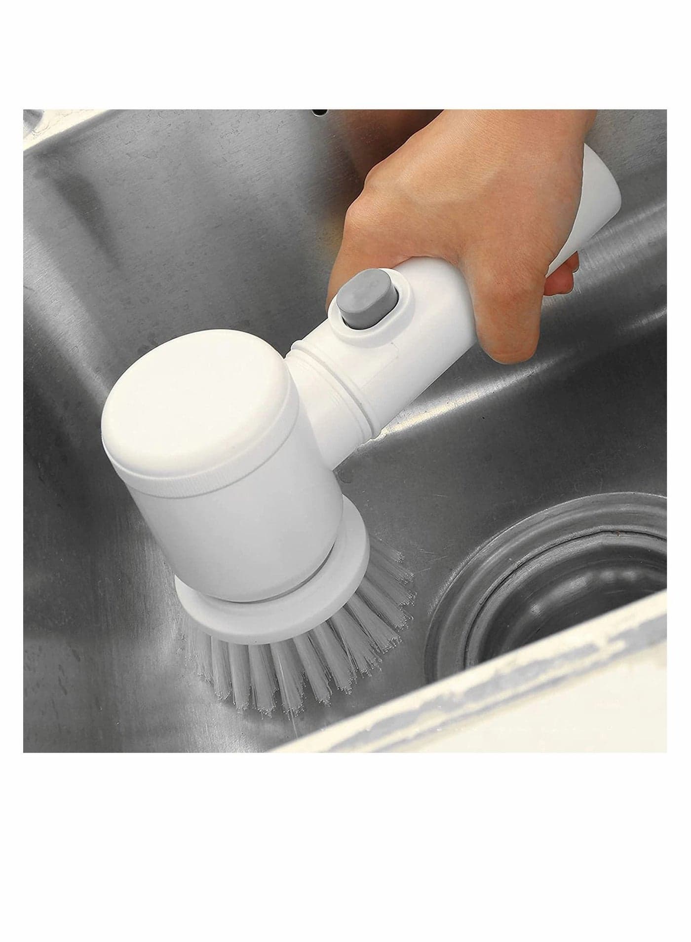 Electric Spin Scrubber, Household Cleaning Tool, Portable Scrubber,for B【 Standard 】6.89x2.9x10.2 inches and weighs 0.82 pounds.Material: ABS.athroom/Wall/Tile Floor/Bathtub/Baseboard/Toilet/Kitc