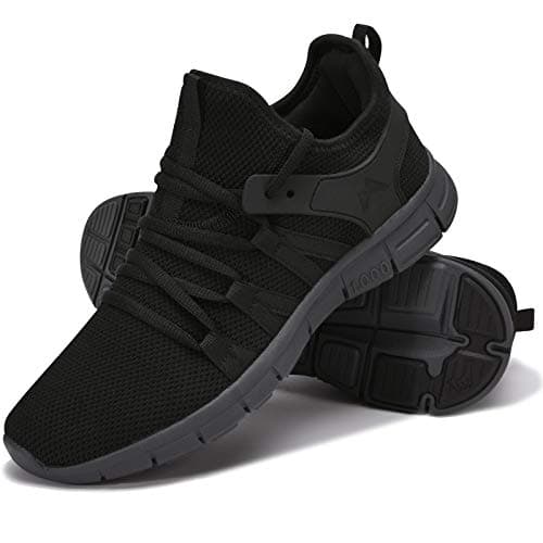 INZCOU Running Shoes Lightweight Tennis Shoes Non Slip Gym Workout Shoes Breathable Mesh Walking Sneakers 4.5women / 3.5men