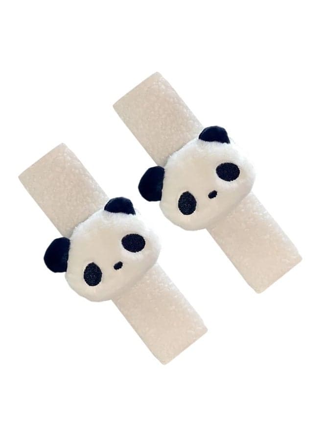 Cute Kawaii Cartoon Seatbelt Covers for Kids and Adults, Comfortable Shoulder Pad, Winter Plush Fluffy Soft Seat Belt Cove, Seat Belt Cover Pad, Panda Seatbelt Cushion Car Seatbelt Pads