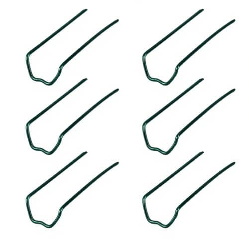 50 pcs 17 inch Long Green Floral PinsFloral U Pin Fern Plant PinGreening Pins for Straw Wreaths Bouquet Plants Fern Moss Craft Projects