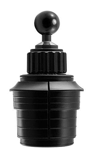 Arkon SPRM023 Cell Phone Cup Holder Mount Base for 1 Inch / 25mm Ball Double Socket Mounts, Black