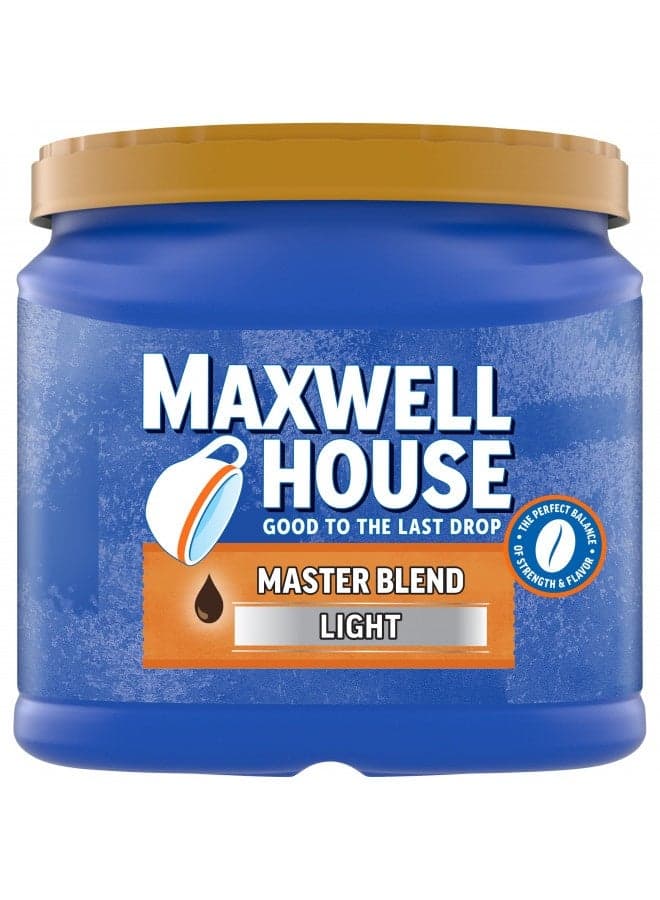 Maxwell House Master Blend Light Roast Ground Coffee (26.8 Oz Canister)