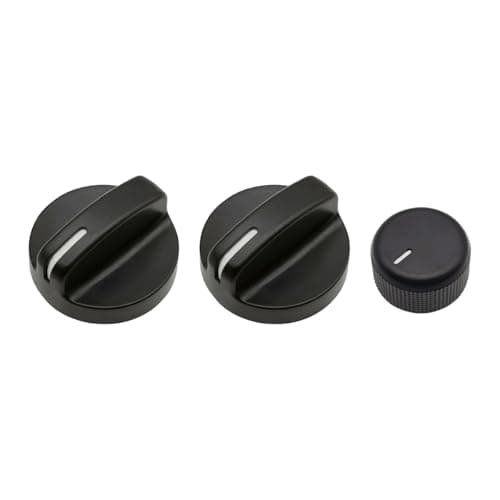 LXROAR01 3PCS AC Heater Control Knobs Compatible with Dodge Chrysler Eagle Blower Fan knob for Ram 1500 2500 3500 for 4882482 4882511
