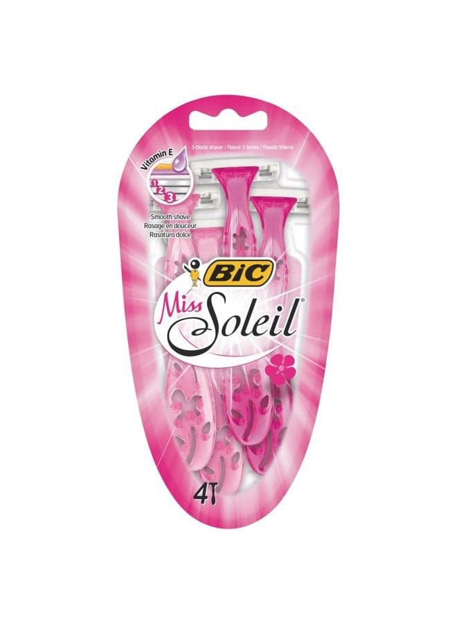 Miss Soleil Disposable Women's Razors, 4 each