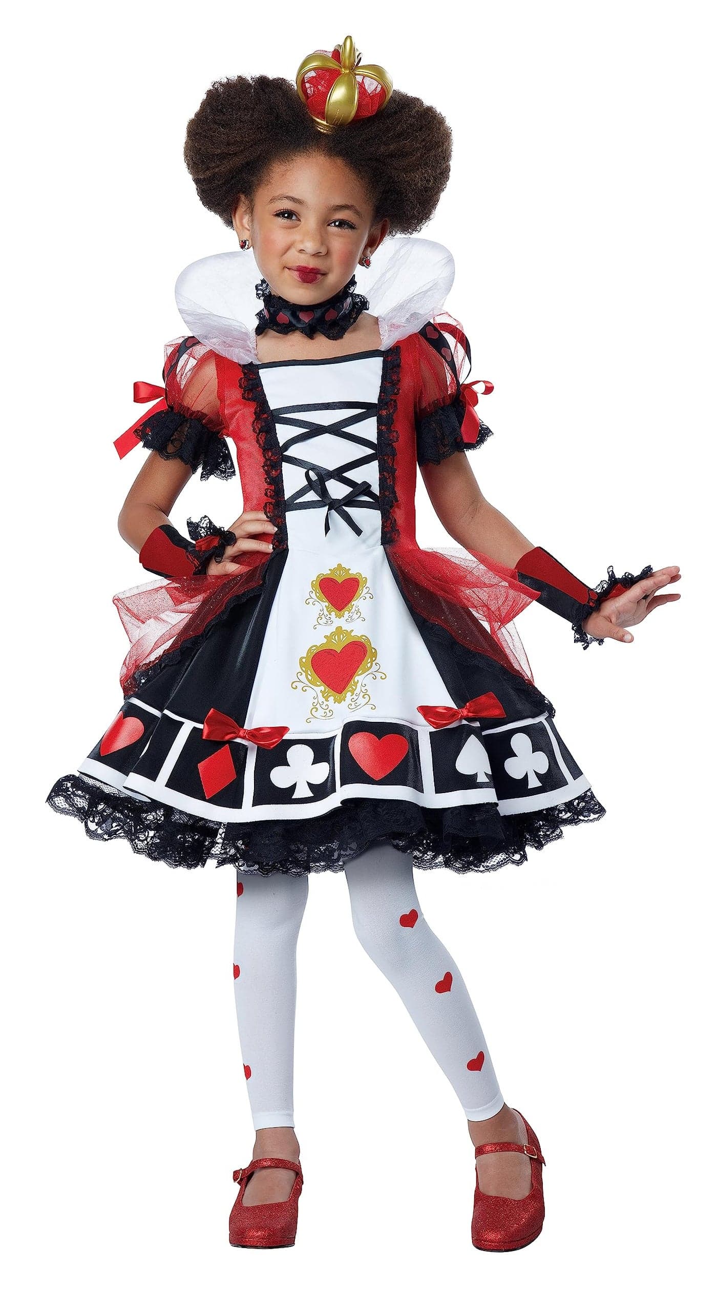 California Costumes Child Deluxe Queen of Hearts Costume Small