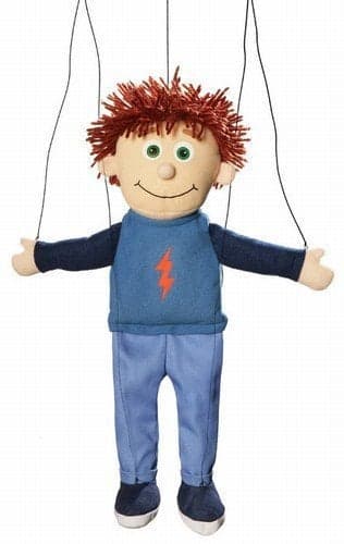 Tommy Peach Boy Marionette String Puppet