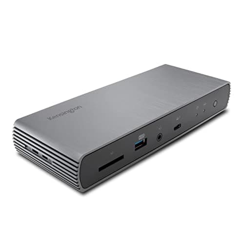 Kensington SD5780T Thunderbolt 4 Dual 4K Docking Station with up to 100W Power Delivery SD Card Reader HDMI Thunderbolt 4 Ports for Windows and MacBooks K33040NA