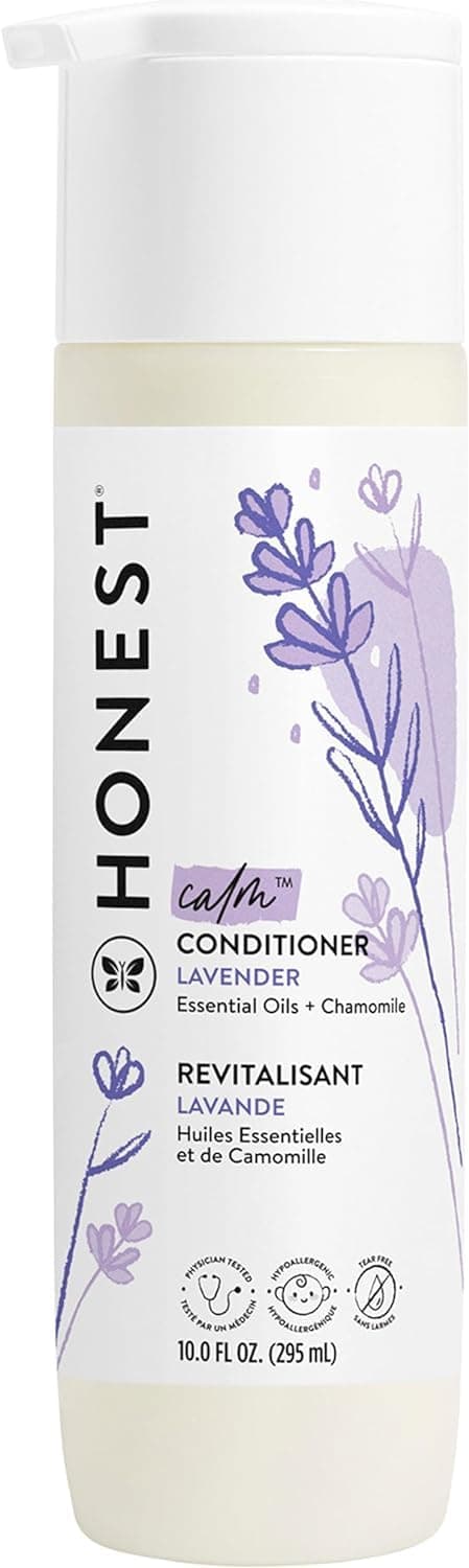 The Honest Company SiliconeFree Conditioner Gentle for Baby Naturally Derived Tearfree Hypoallergenic Lavender Calm 10 fl oz