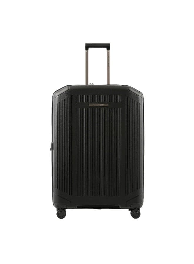 Tom Cruiser Richmont Polypropylene Hard Luggage Suitcase, Anti-Theft Zipper, TSA Lock, 28-in, Black, 2-Year Warranty