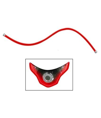 Spedy Flexible 30cm Bike Headlight Neon LED DRL Tube Red for YZF R15 V3.0 Model No_trenbcsku3634