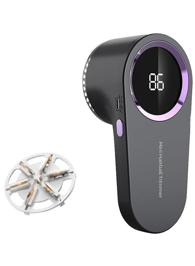 Lint Shavers, Rechargeable Fabric Shaver with Digital Display, Sweater Shaver with 6-Leaf Blades and Safety Lock, 3-Speeds Defuzzer Remove Fuzz, Pills from Clothes, Furniture, Sofa, Blanket