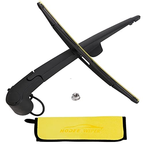HODEE Rear Wiper Arm & Blade Kit,Exact-Fit Replacement for Chevrolet Chevy Trailblazer,GMC Envoy SAAB 9-7X 2006-2009,OEM-Style Fit,Easy Install in Minutes,Complete Hardware Included (Cap/Nut)