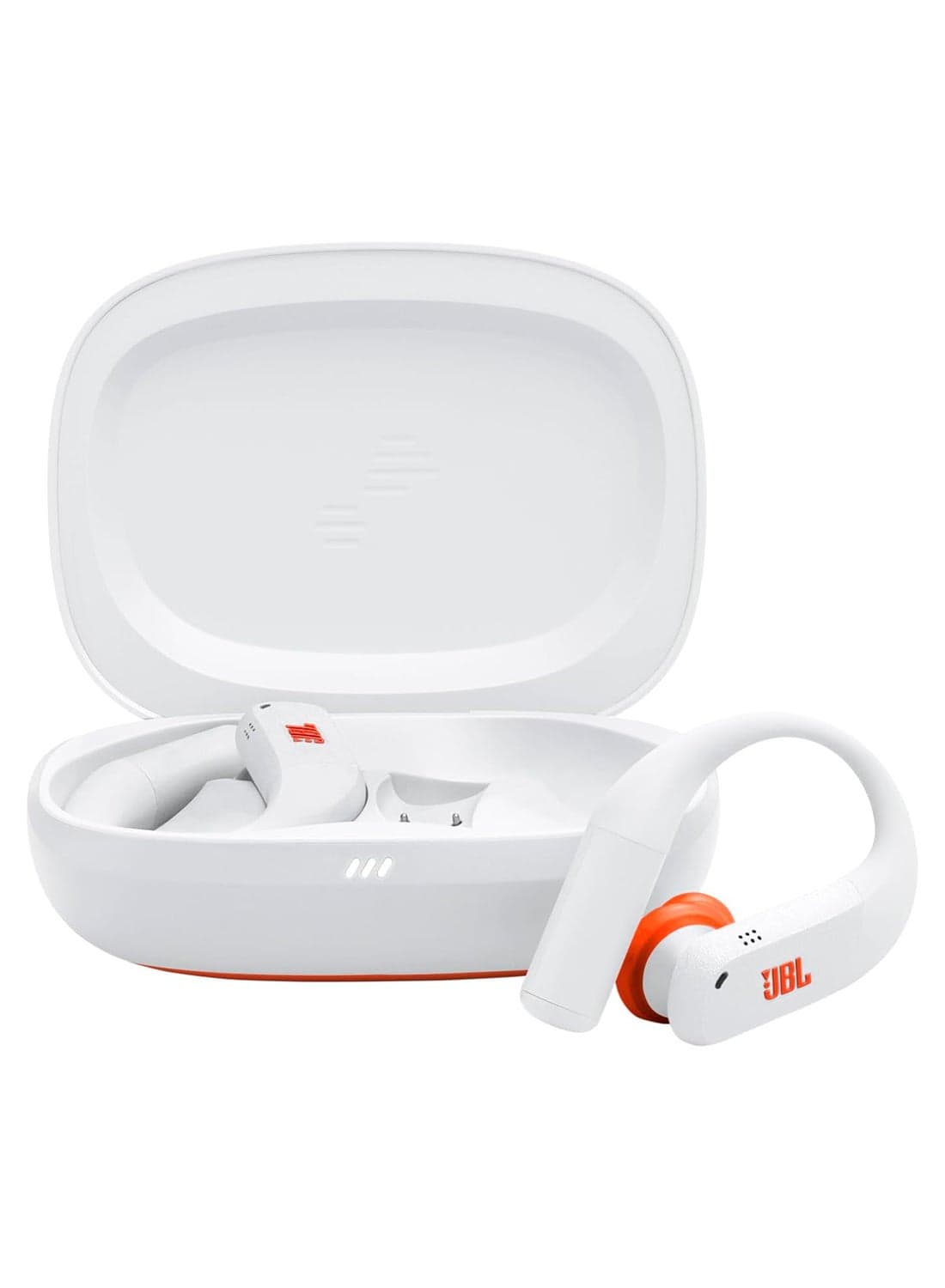 Endurance Peak 4 Noise Cancelling Fully Wireless in-Ear Sports Earbuds with Bluetooth, 48 Hours Battery Life, TwistLock for a Secure Fit, IP68 Waterproof and Dustproof, JBL Pure Bass Sound white
