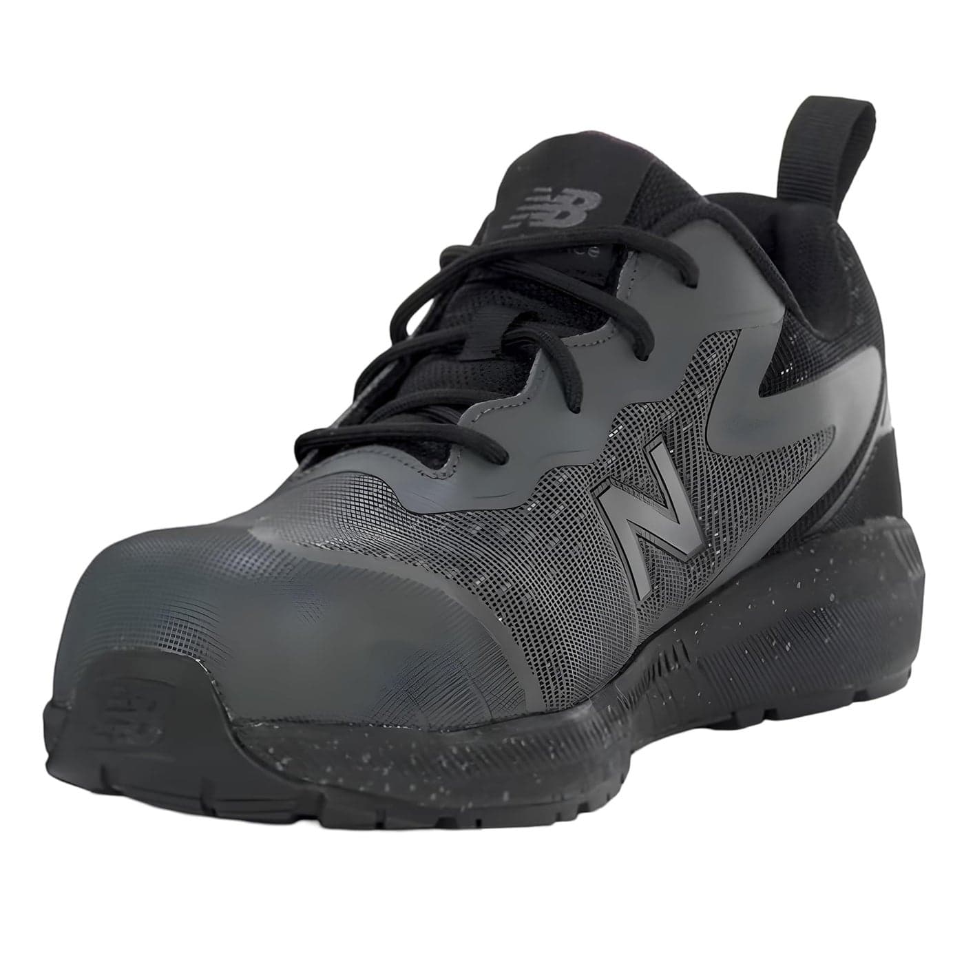 New Balance Mens Composite Toe Logic Industrial Shoe Cool GreyBlack SD 115 Wide