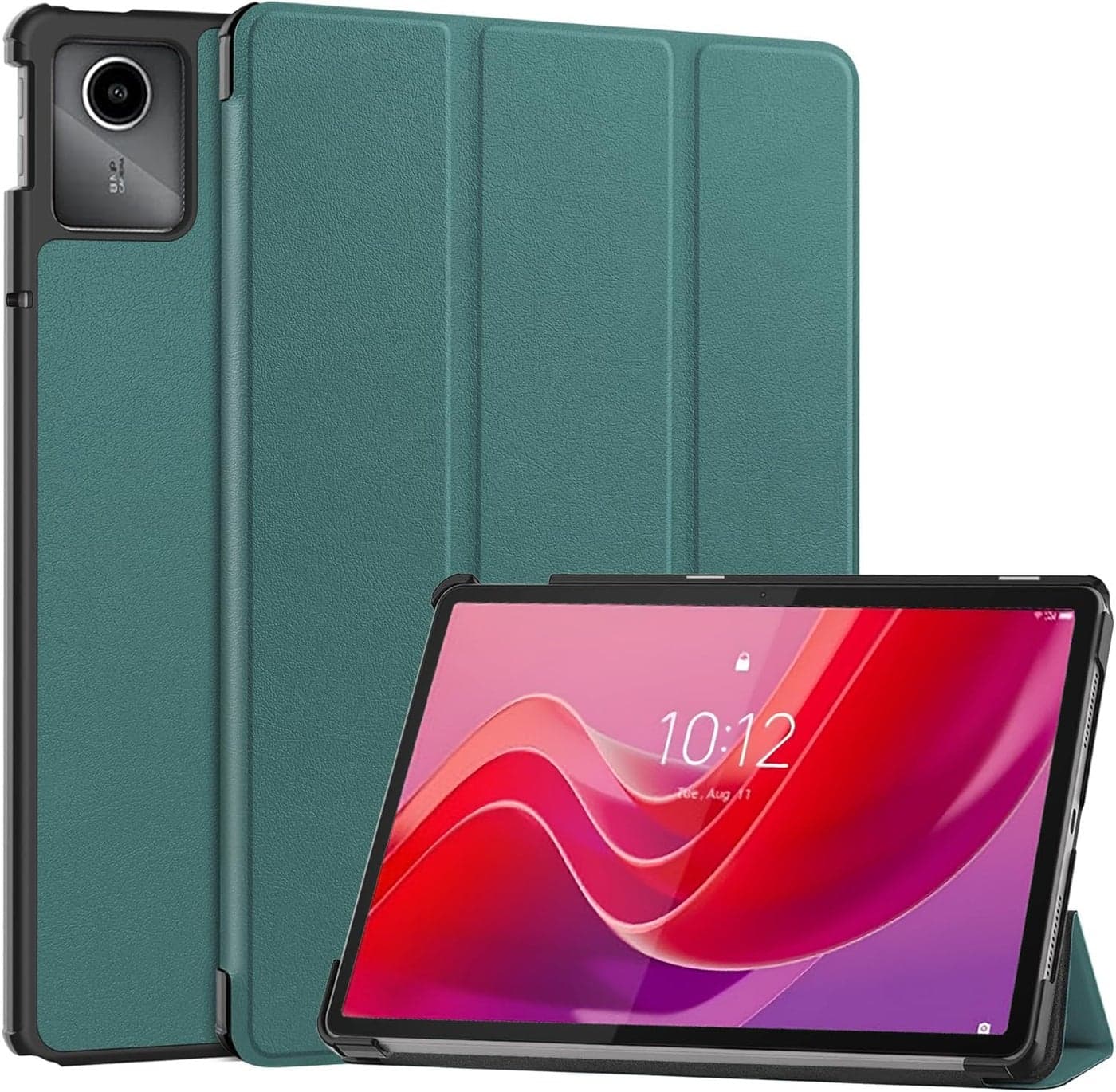 ProElite Cover for Lenovo Tab M11 11 inch Case Cover, Trifold Flip Case Cover for Lenovo Tab M11 11 inch with Auto Sleep Wake Function, Dark Green