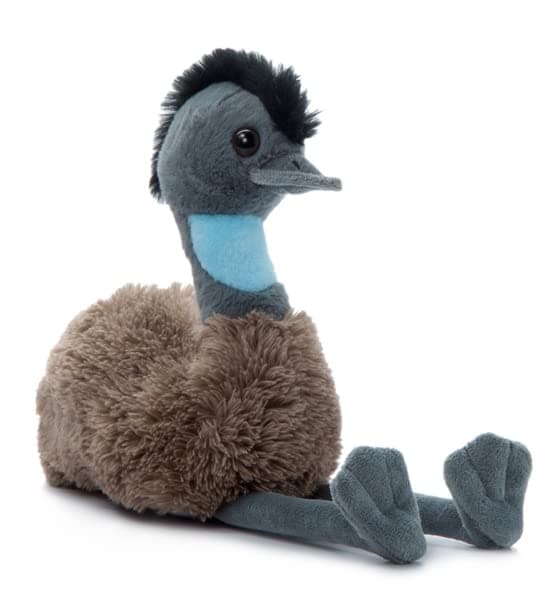 The Petting Zoo Emu Stuffed Animal Plushie Gifts for Kids Wild Onez Wildlife Animals Emu Plush Toy 9 inches