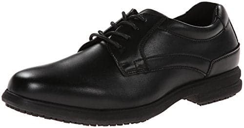 Nunn Bush mens Sherman Slip-resistant Work Shoe Oxford Sneaker, Black, 11 Medium US