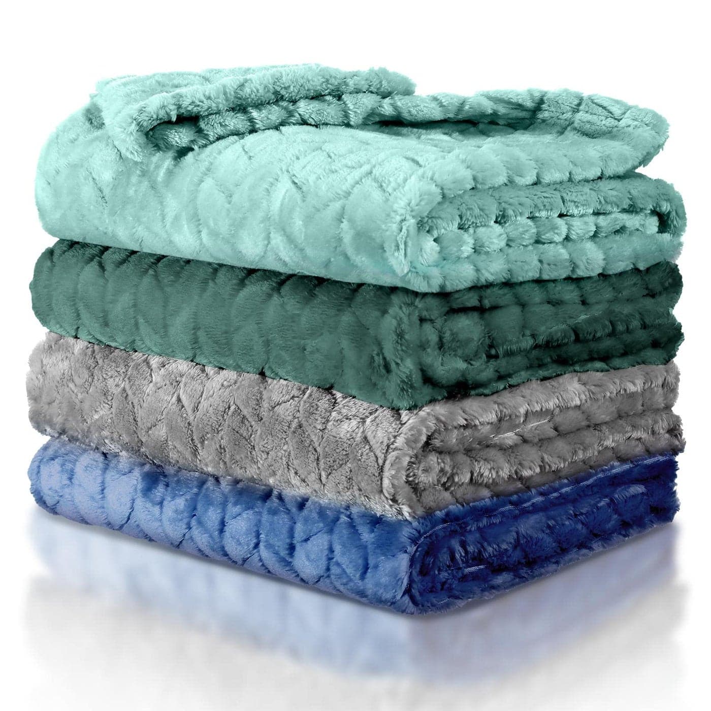 Frienda 4 Pcs Baby Fuzzy Blanket Fluffy Baby Blanket for Boys Girls Soft Warm Infant Newborn Toddler Receiving Nursery Bed Supplies 32 x 24 InchClassic Color