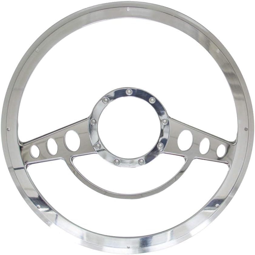 Billet Specialties 30725 14" Classic Half Wrap Steering Wheel