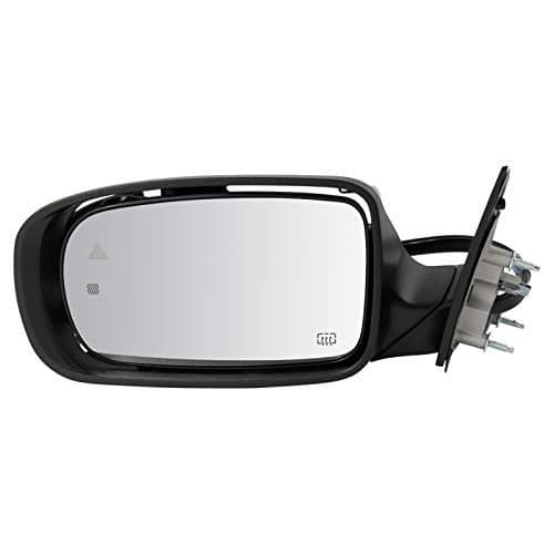 TRQ Driver Side Mirror Power Heated Memory Blind Spot Paint to Match Compatible with 2011-2019 Dodge Charger CH1320453