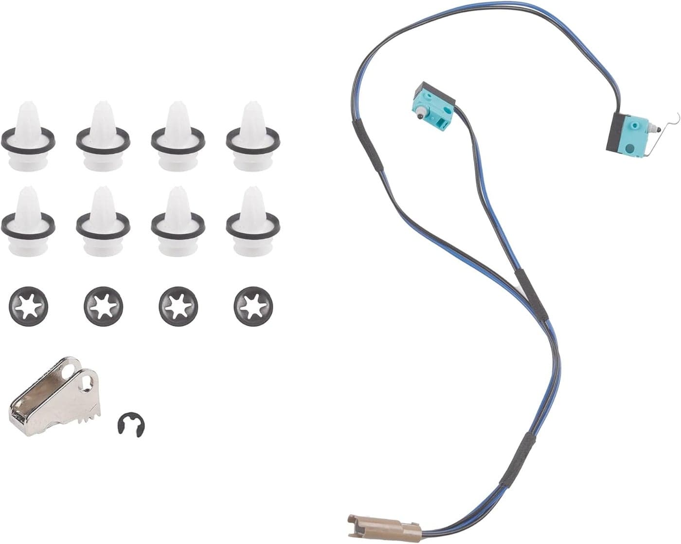 Dasbecan Door Handle Repair Kit for Tesla Model S 2012-2017 with Micro Switch Harness and Clips