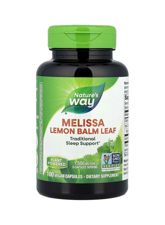 Nature's Way, Melissa Lemon Balm Leaf, 100 Vegan Capsules (500 mg per Capsule)