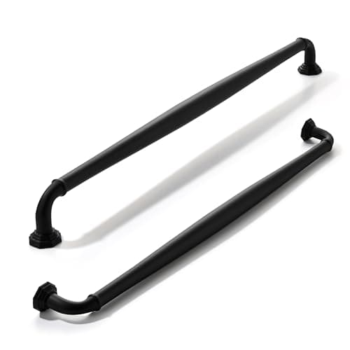 khtumeware 1 Pack Appliance Handle Pull 12 Inch305mm Matte Black Cabinet Pulls Vintage Cabinet Handles Heavy Duty Solid Cabinet Hardware for Cupboard Drawer Pulls Dresser Handle