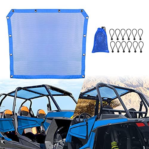 Sresk Pro XP UTV Soft Top Sunshade Mesh Net for Polaris RZR Pro XP / 4 2020 2021 2022 2023 2024 (Blue)