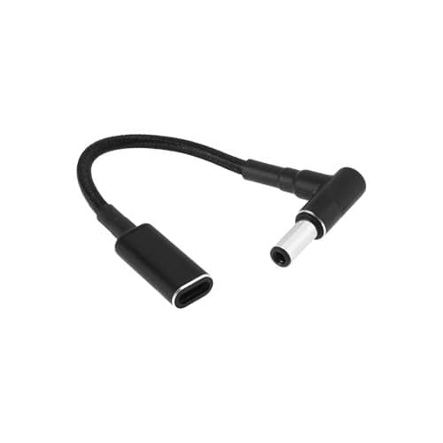ECSiNG USB Type C Female to 6.0x3.7mm Male PD Charger Cable 100W Compatible with Asus FX-PRO Laptops
